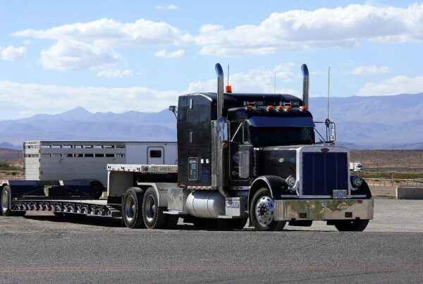 large truck for moving machines